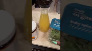 Smoothie Time smoothie healthylifestyle fruits greens [upl. by Resarf]