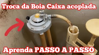 Caixa Acoplada Vazando  Aprenda a Trocar a Boia quebrada [upl. by Llehcim187]