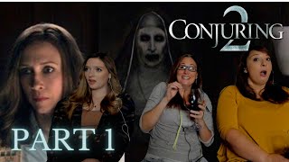 CONJURING 2 Is Sooooo Much Scarier Than The First One PART 1 REACTION [upl. by Bergstein]