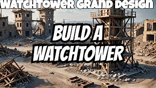 Now how to build a Watchtower on DayZ  The Last OutBreak [upl. by Gran]