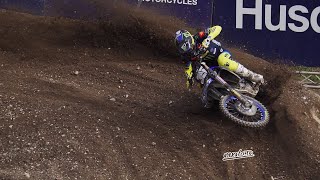 Andrea Bonacorsi EMX 250 Garda RAW  YAMAHA YZF250 [upl. by Ahsotan]