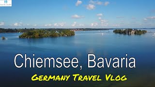 Lake Chiemsee  Bavaria from Drone germanytravel [upl. by Levey]