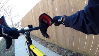 Bar Mitts Product Review  Winter Cycling Commute Bike Blogger [upl. by Auhs]