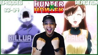 📌 KILLUA BREAKS ILLUMIS CURSE  PRETTY PALM 👗  Hunter x Hunter Episodes 93 amp 94  ReactionReview [upl. by Niatsirhc424]