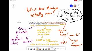 Answering Analyse Questions  IGCSE Geography [upl. by Ellerahs]