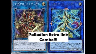 YUGIOH Palladion Extra Link Combo [upl. by Dnalevets]