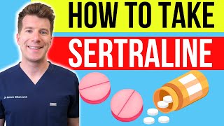 Doctor explains HOW TO USE SERTRALINE aka Lustral  Zoloft including side effects amp more [upl. by Eldnik567]