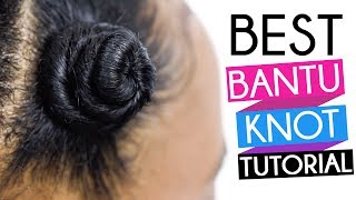 How To  Perfect Bantu Knots on Natural Hair amp Transitioning Hair [upl. by Vivianne921]