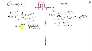 The Discrete Fourier Transform Sampling the DTFT [upl. by Esmerelda]