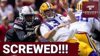 INSTANT RECAP South Carolina gets absolutely SCREWED vs LSU [upl. by Cirted]