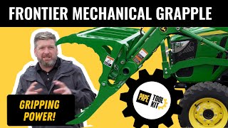 Frontier Mechanical Grapple for John Deere Tractors [upl. by Penoyer]