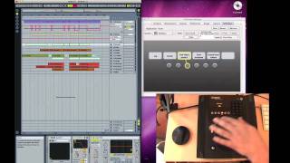 Euphonix MC Transport setup Ableton Live 8 [upl. by Yelssew]