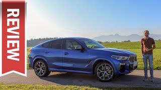 BMW X6 M50i im Fahrbericht 530 PS V8 und adaptives M Fahrwerk Professional im Test [upl. by Oman]