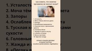 Как понять что вам не хватает воды 🍶правильноепитание [upl. by Hoy]