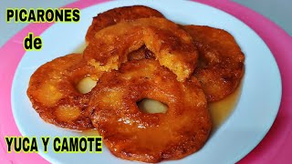 PICARONES de YUCA y CAMOTE [upl. by Kernan661]