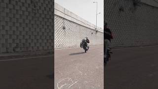 220f pulsar wheelie 🚀👀  bike riding  bike stunt wheelie 220fpulsar shorts bikerider [upl. by Dave]