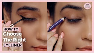 How To Pick The Right Type of Eyeliner  Beginners Guide to Eye Makeup  Nykaa Beauty Basics [upl. by Mastic432]