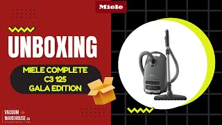 UNBOXING MIELE COMPLETE C3 125 GALA EDITION VACUUM CLEANER  VACUUM WAREHOUSE [upl. by Lennor355]