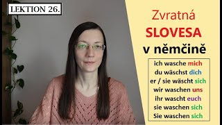 💪 Lekce 26 Zvratná slovesa v němčině Teorie a cvičeni [upl. by Nalaf]