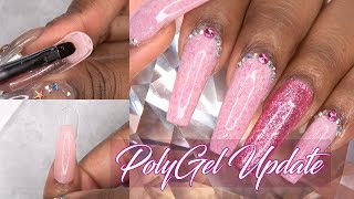 PolyGel Nails Tutorial  Fill In with Dual Forms  Makartt PolyGel Kit Update [upl. by Cavanagh557]