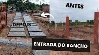 COMO FAZER CAMINHO DE JARDIM PARA CARRO diy façavocêmesmo jardim [upl. by Slack]