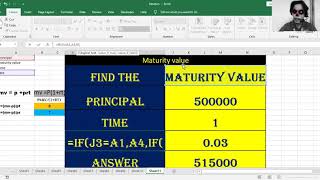 maturity value tagalog tutorial [upl. by Nalat]