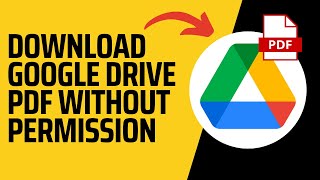 How to Download Google Drive PDF Without Permission 2024 Easy [upl. by Halland248]