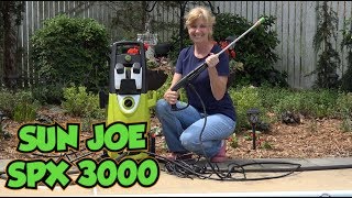 Sun Joe SPX3000 Pressure Washer review  assembly  unboxing  2030 psi [upl. by Tterab132]