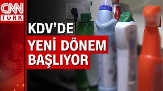 Deterjan sabun ve bebek bezinde KDV 8e indi [upl. by Gnuy]