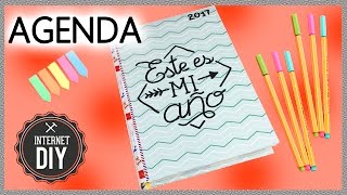 AGENDA DIY PERSONALIZADA 2017 📔 DIY CUATOMIZED 2017 DIARY [upl. by Tandi652]