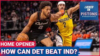 GAME PREVIEW Can Detroit Pistons Minimize Turnovers vs Pacers [upl. by Ttebroc]