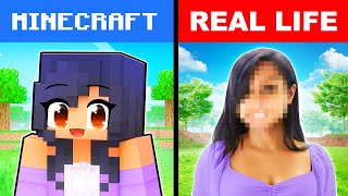 Aphmau gets SUPER REALISTIC in Minecraft [upl. by Leahcimal]