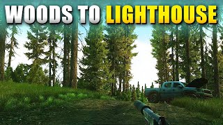 Woods to Lighthouse Transit Location in Escape From Tarkov [upl. by Nnylyma]