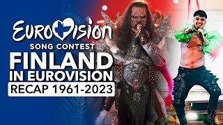 🇫🇮 Finland in Eurovision Song Contest 1961  2023  RECAP Suomi Euroviisuissa [upl. by Annaili]