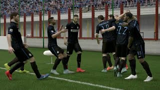 FIFA 15 PS4 Inter Milan vs Napoli Italian Serie A Sim [upl. by Bertelli]