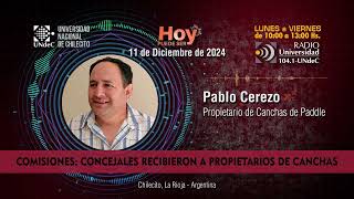 20241212  HOY Puede ser  MÓVIL  CONCEJALES RECIBIERON A PROPIETARIOS DE CANCHAS [upl. by Dowd143]