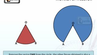 Area of a sector of a circle  Mathematics [upl. by Winnifred]