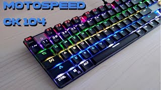 Vychytávky z Aliexpressu1 Levná mechanická klávesnice s RGB  MOTOSPEED CK104 [upl. by Boniface]