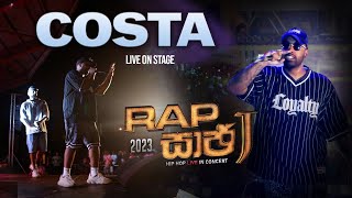 Costa Live on Stage  Rap Sajje with Djimalka [upl. by Akihsar989]