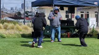 BIRD IN THE BAY ☺️  PRESIDIOSAN FRANCISCO INTERTRIBAL DANCE GATHERING 2024  CAHUILLA BIRD SINGERS [upl. by Zsolway]