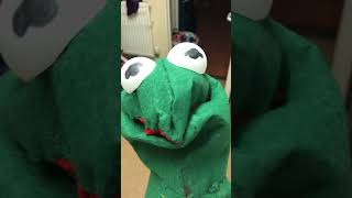 I’m making a Kermit The Frog Puppet shorts muppets kermitmemes [upl. by Nowahs145]