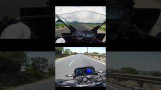 Yamaha R3 Top speed vs ns 400 Top speed [upl. by Norean992]