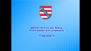 III Zwyczajna Sesja Rady Gminy Platerów  19 czerwca 2024r [upl. by Anoid858]