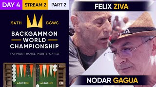 54th Backgammon World Championship  Day 4  Stream 2  Part 2  WC Main Undefeated [upl. by Hathcock]