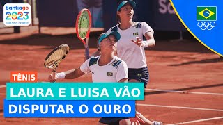 JOGOS PANAMERICANOS l LAURA PIGOSSI E LUISA STEFANI VÃƒO EM BUSCA DO OURO NAS DUPLAS NO FEMININO [upl. by Backler502]