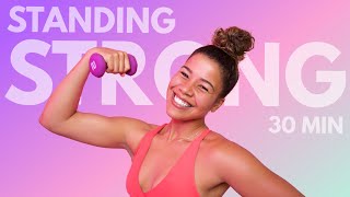 At Home Weight Loss Workout For Women FULL BODY ALL STANDING [upl. by Gerlac]