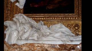 Gian Lorenzo Bernini The ecstasy of Blessed Ludovica Albertoni Altieri Chapel in Rome manortiz [upl. by Castara]