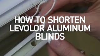 Levolor Cordless Wood Blinds Demo [upl. by Slyke]