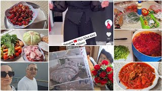 VLOG399 Sədərək tm yenə nə almağa getdim👗 borş bişirdim👍😋 günlükvlog🌺 [upl. by Crandale]