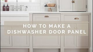 How To Make a Dishwasher Door Panel [upl. by Redyr276]